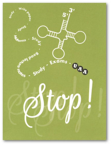 Stop Codon Science Graduation Card
