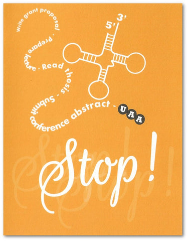 Stop Codon Science Retirement Card