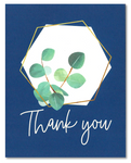 Thank You Greenery Eucalyptus Wreath Gratitude Note Card (1 Card)