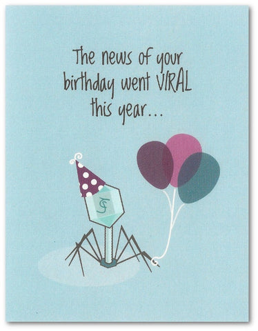 Viral Birthday Virus Card