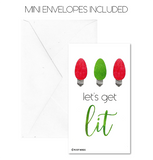 24 Funny Holiday Tags for Millennials (Wallet-Sized Cards) Plus Envelopes – Yaaasss Christmas, Let’s Get Lit, All The Feels, Squad Goals, Going Cray, Spill The Tea, Be Extra, Salty 